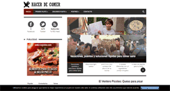 Desktop Screenshot of hacerdecomer.es